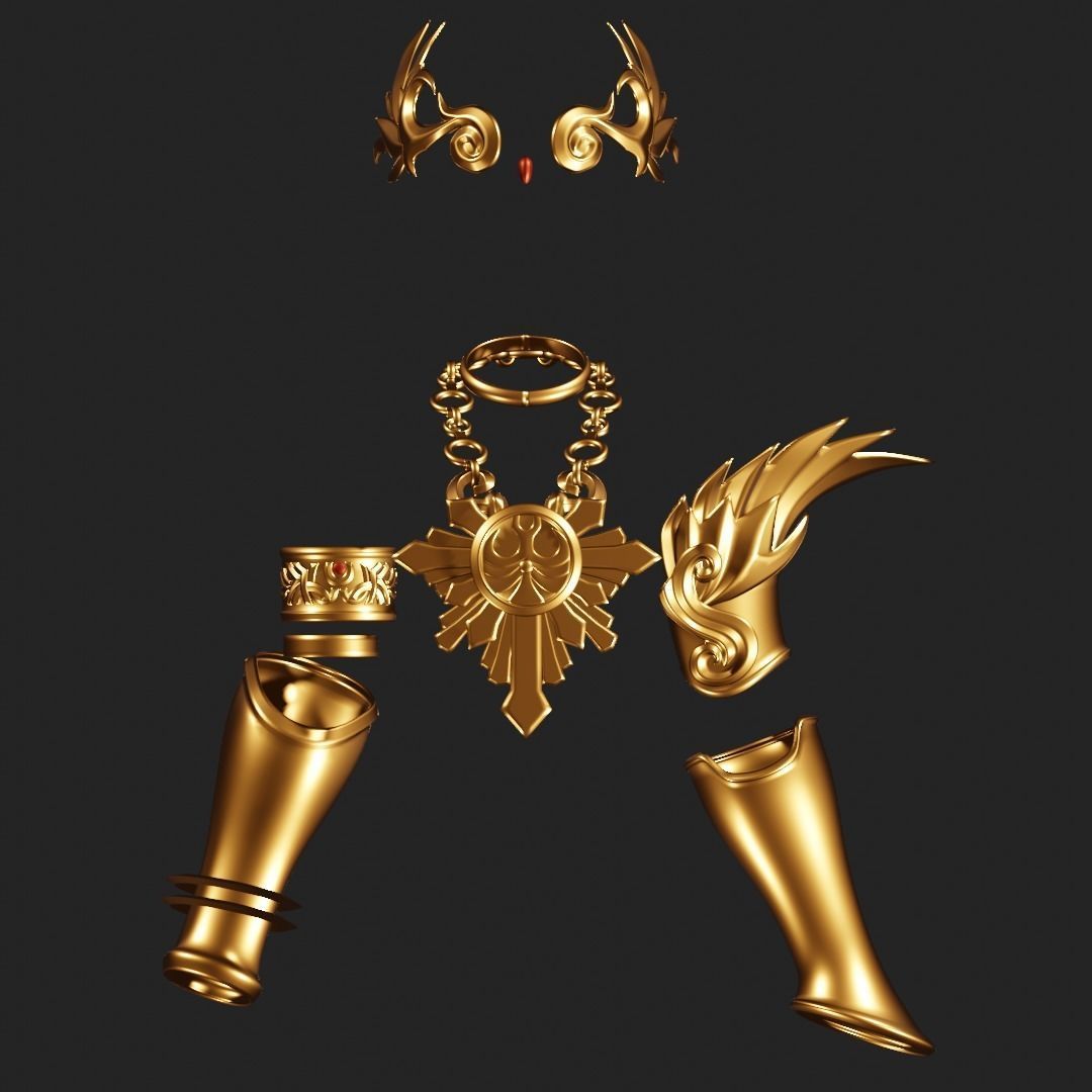 Lady palutena 3D 3D print model_1