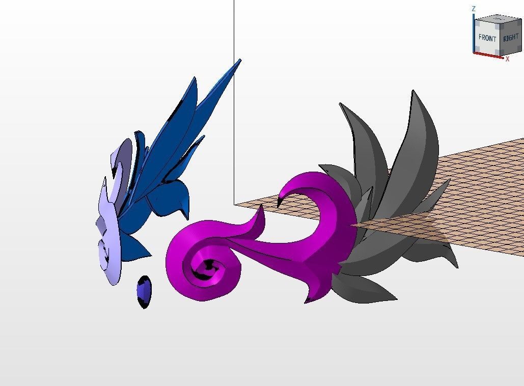 Lady palutena 3D 3D print model_16