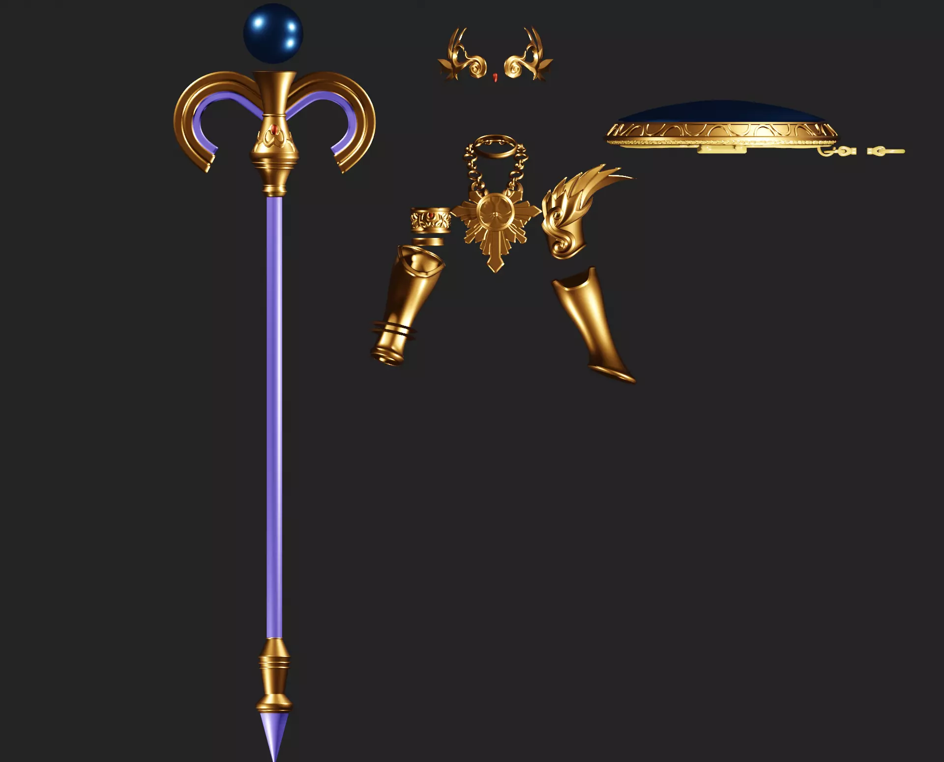 Lady palutena 3D 3D print model_0