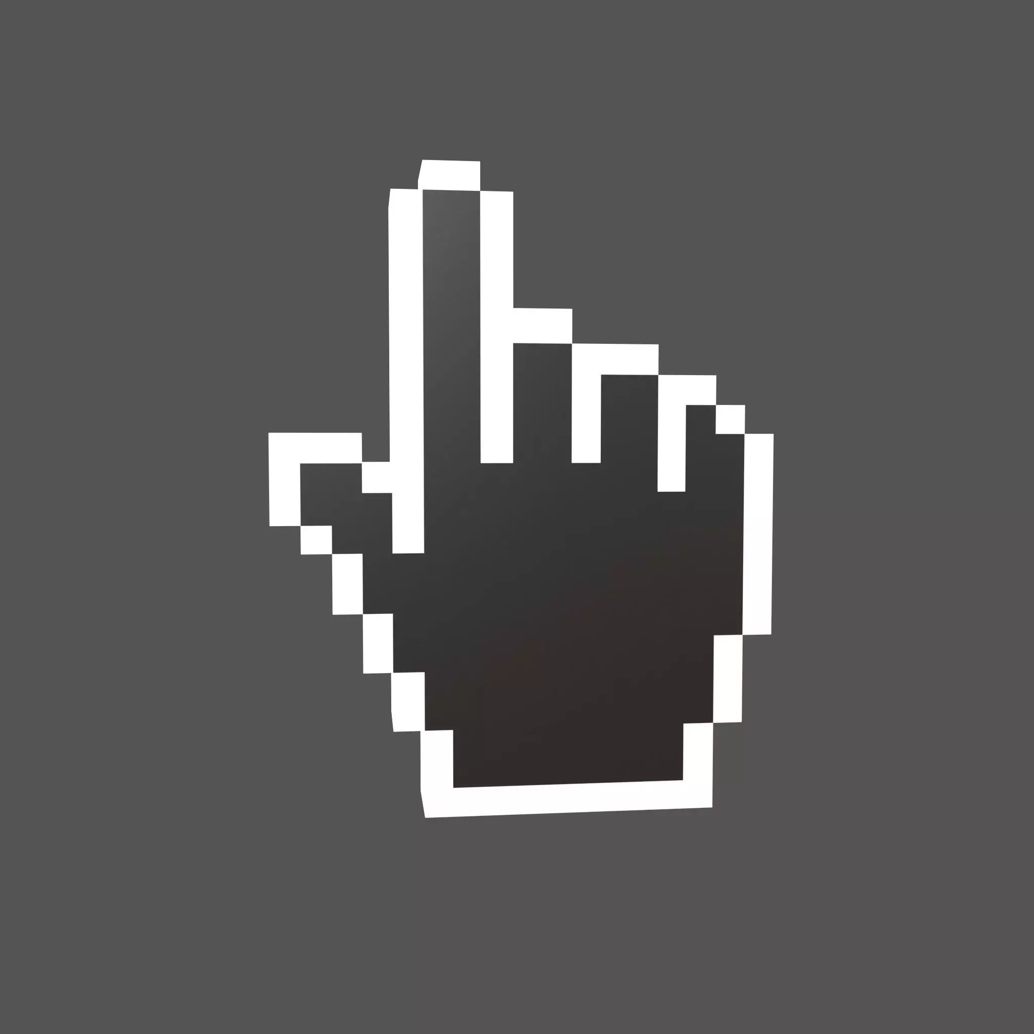 Mouse Mano Cursor V1 002 Low-poly 3D model_0