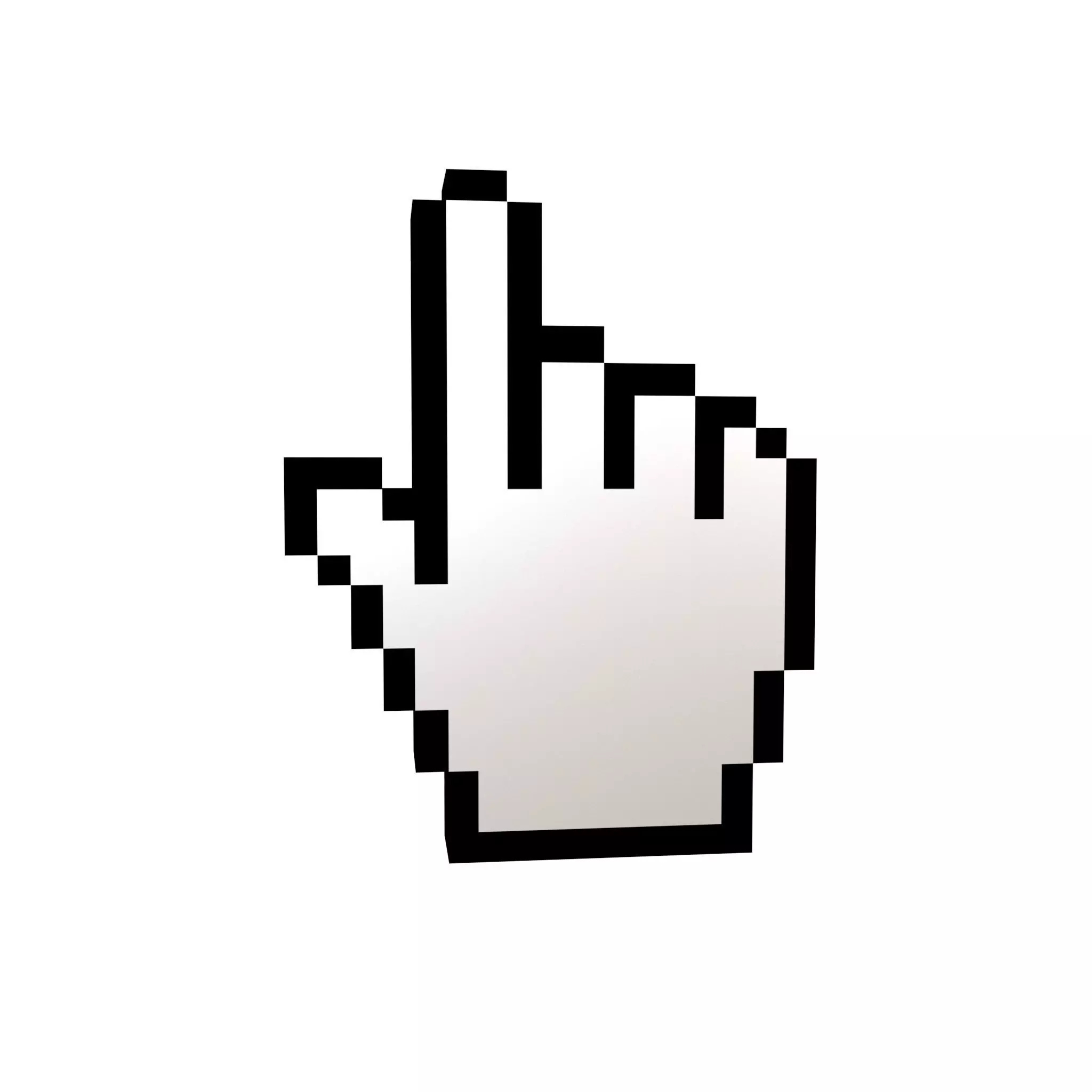 Mouse Mano Cursor V1 003 Low-poly 3D model_0