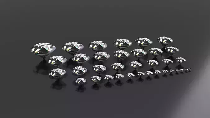 3d models of diamonds