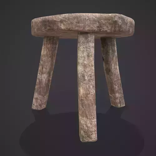 Three Legged Short Stool