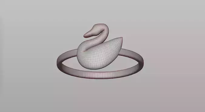 Swan ring