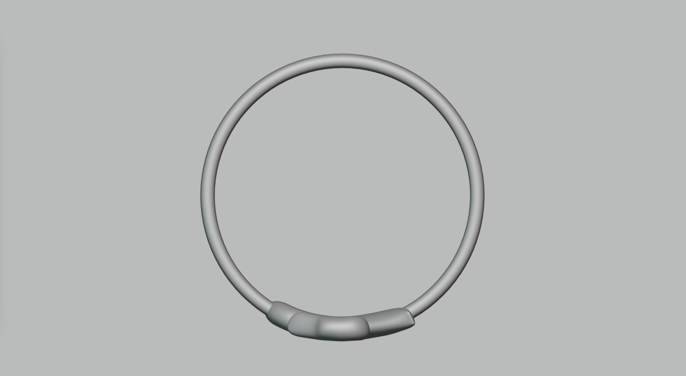 Swan ring 3D model_5