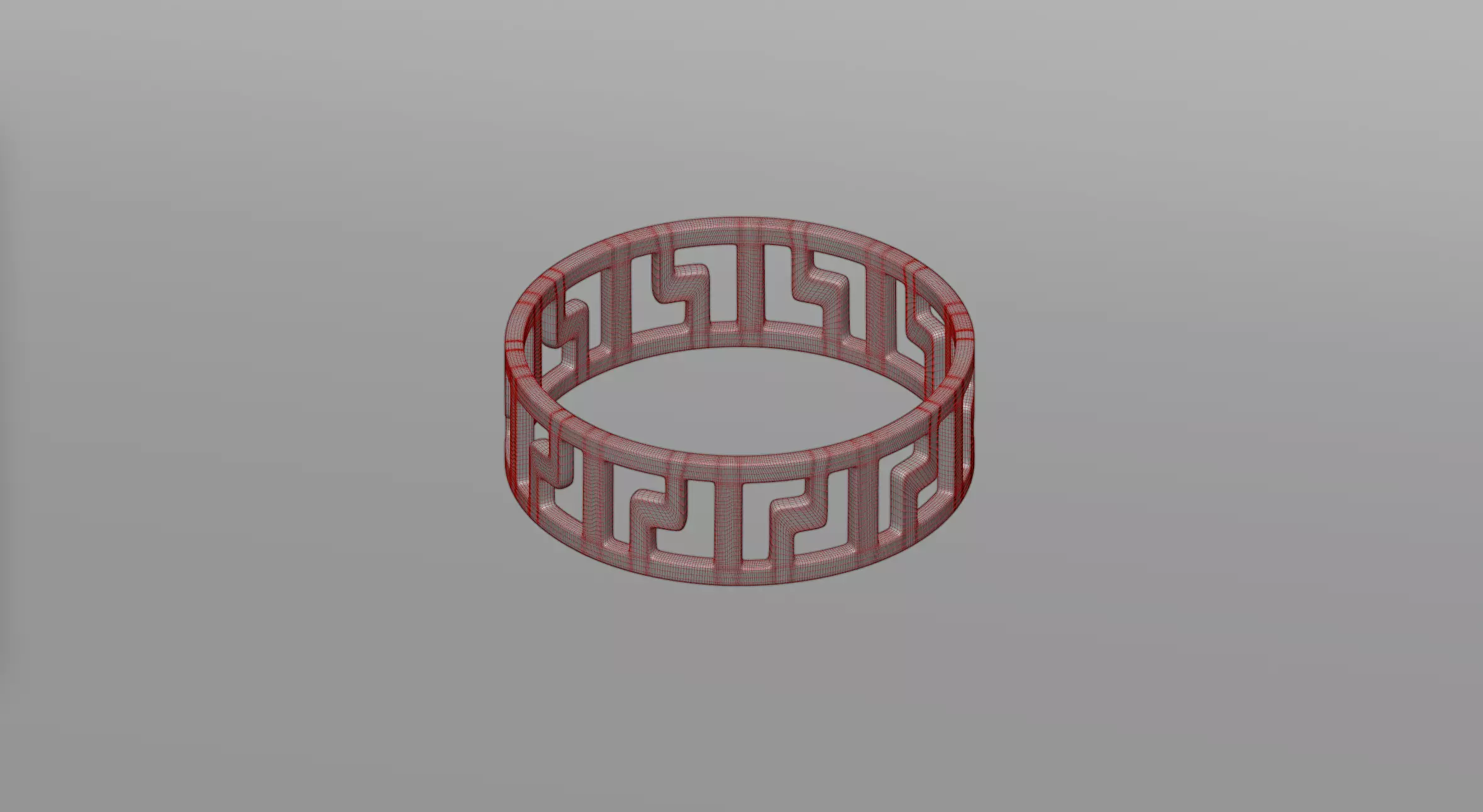 Ring 6 greek key 3D model_0