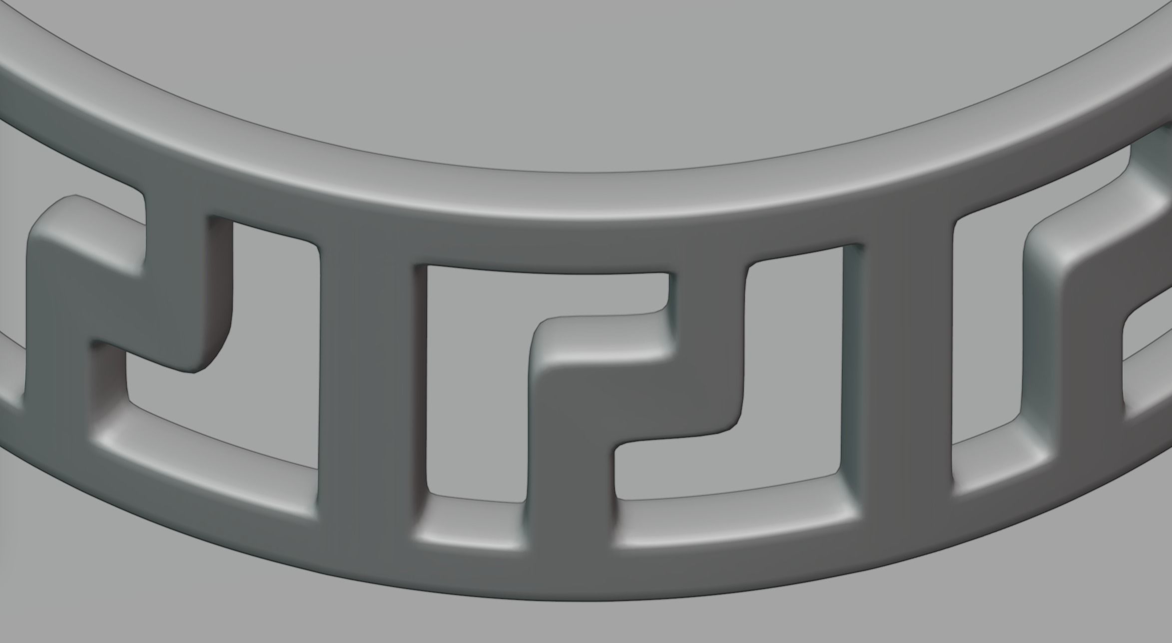 Ring 6 greek key 3D model_4