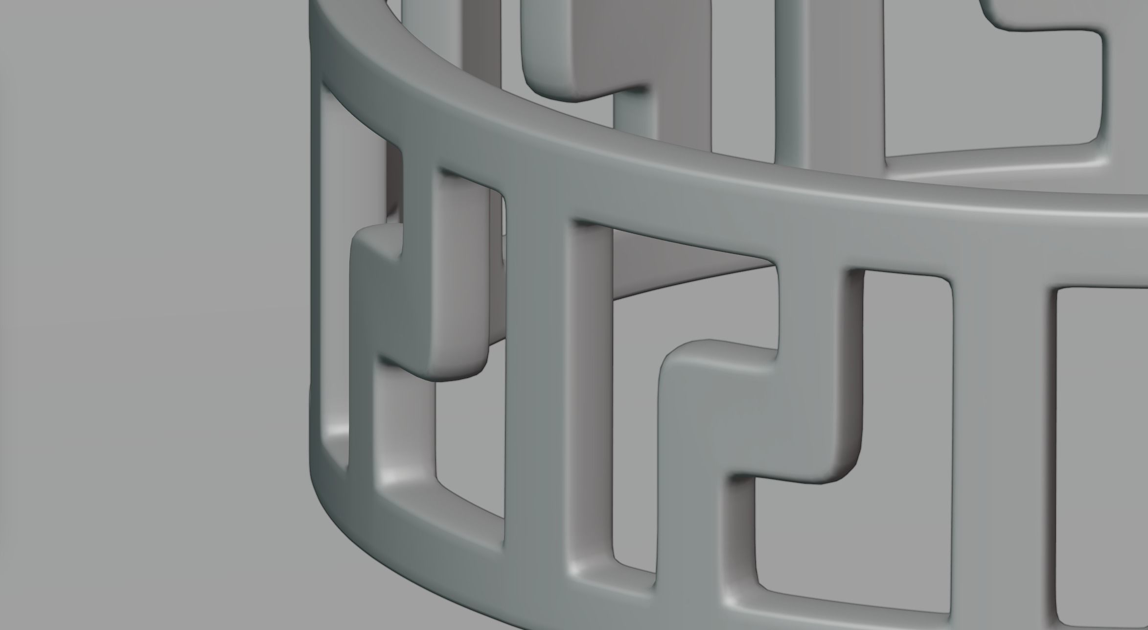 Ring 6 greek key 3D model_3