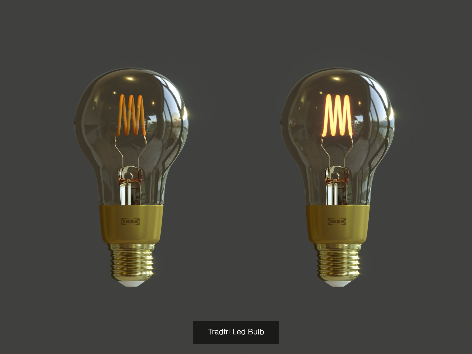 IKEA Light Bulbs 3D Model Collection_2