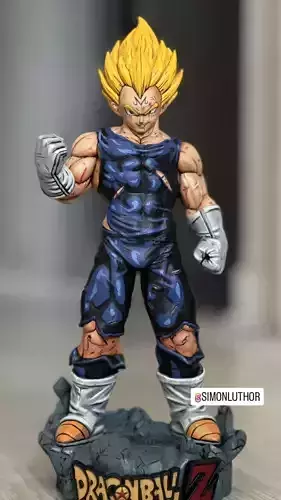 Vegeta corrected exclusive head 3D print model