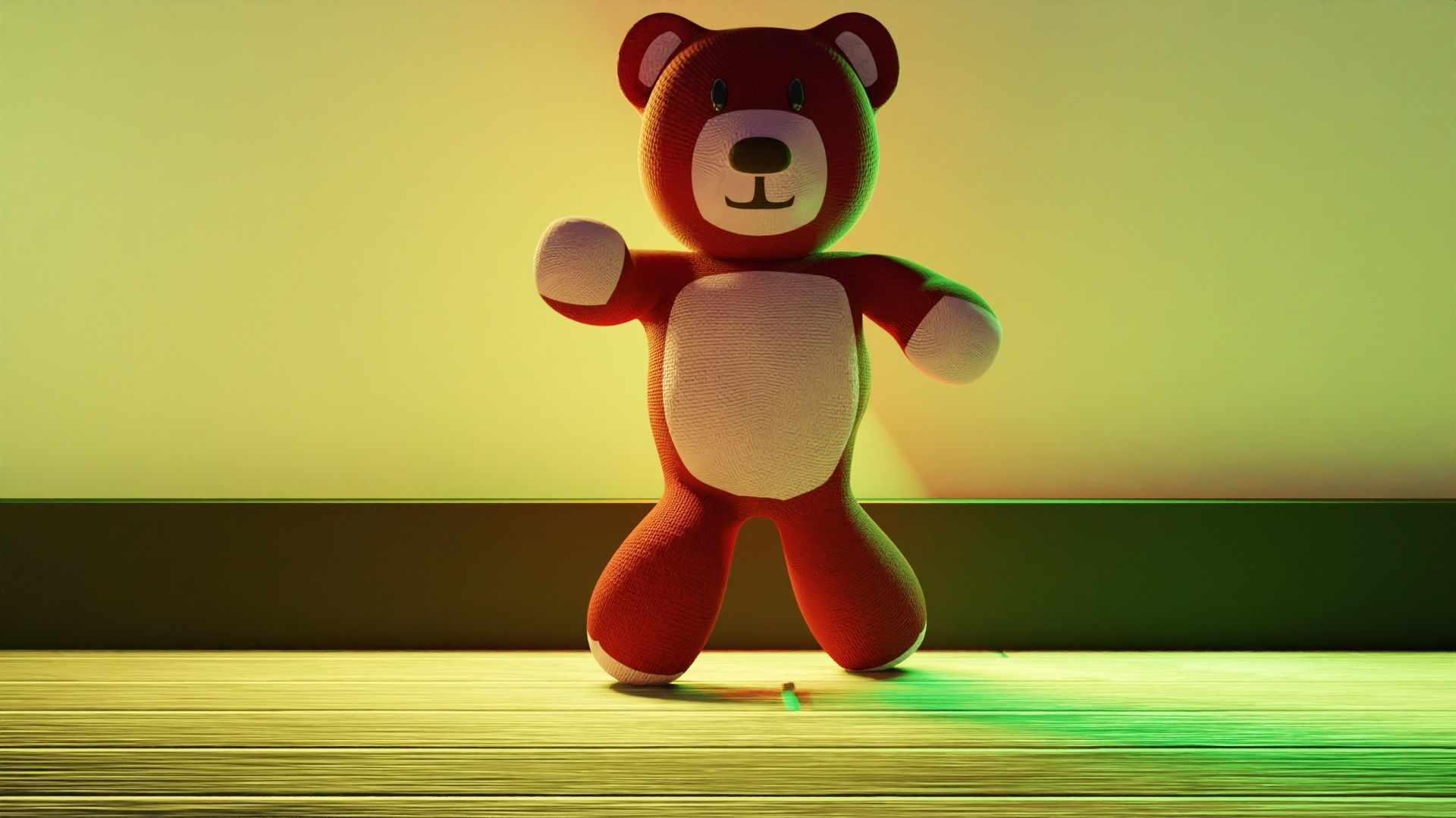 Teddy bears 3D model_7