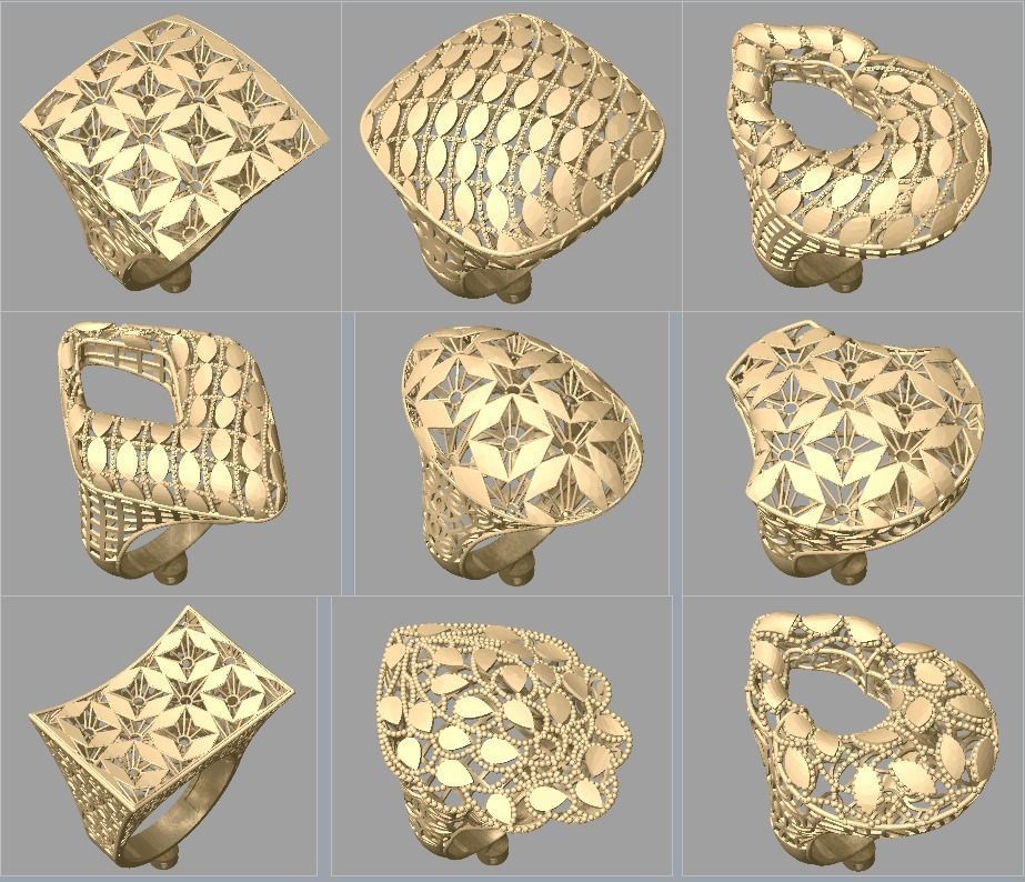 Fizyon Rings 47 - 100x Models 3D print model_3