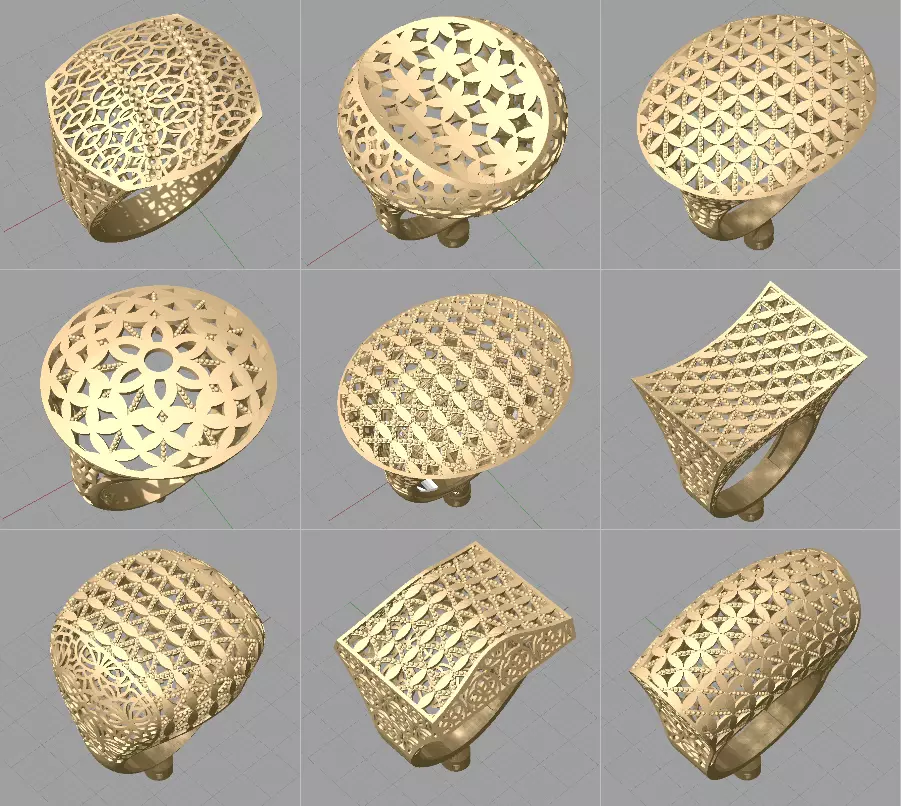 Fizyon Rings 47 - 100x Models 3D print model_0