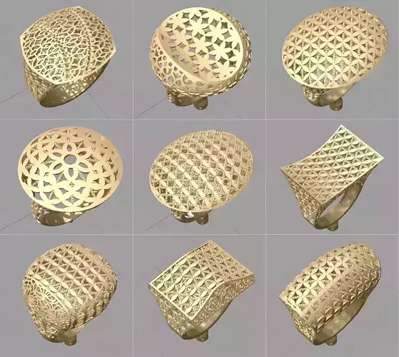 Fizyon Rings 47 - 100x Models