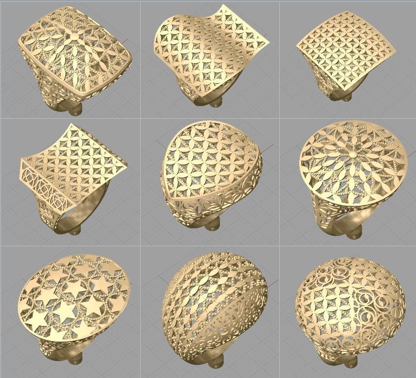 Fizyon Rings 47 - 100x Models 3D print model_1