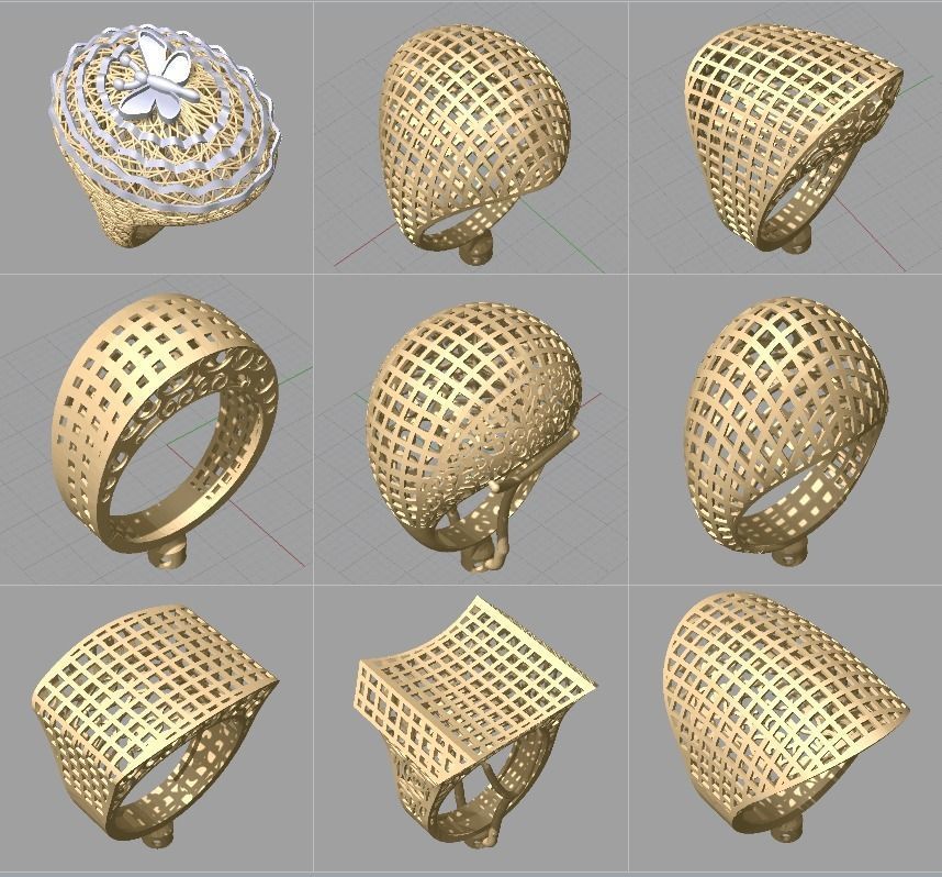 Fizyon Rings 47 - 100x Models 3D print model_5