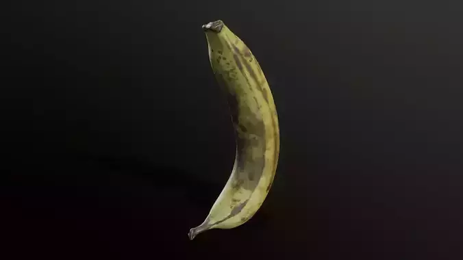 3D Scan Overripe Banana