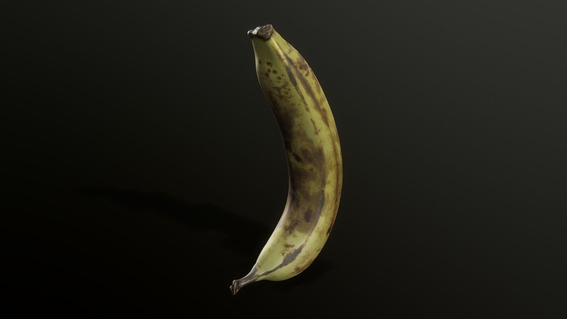 3D Scan Overripe Banana Low-poly 3D model_2