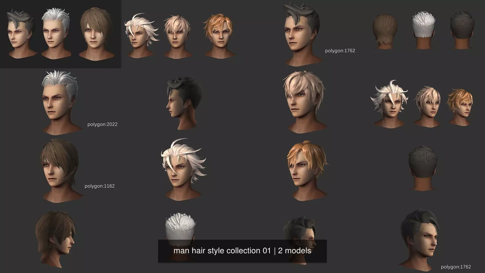 man hair style collection 01 _0