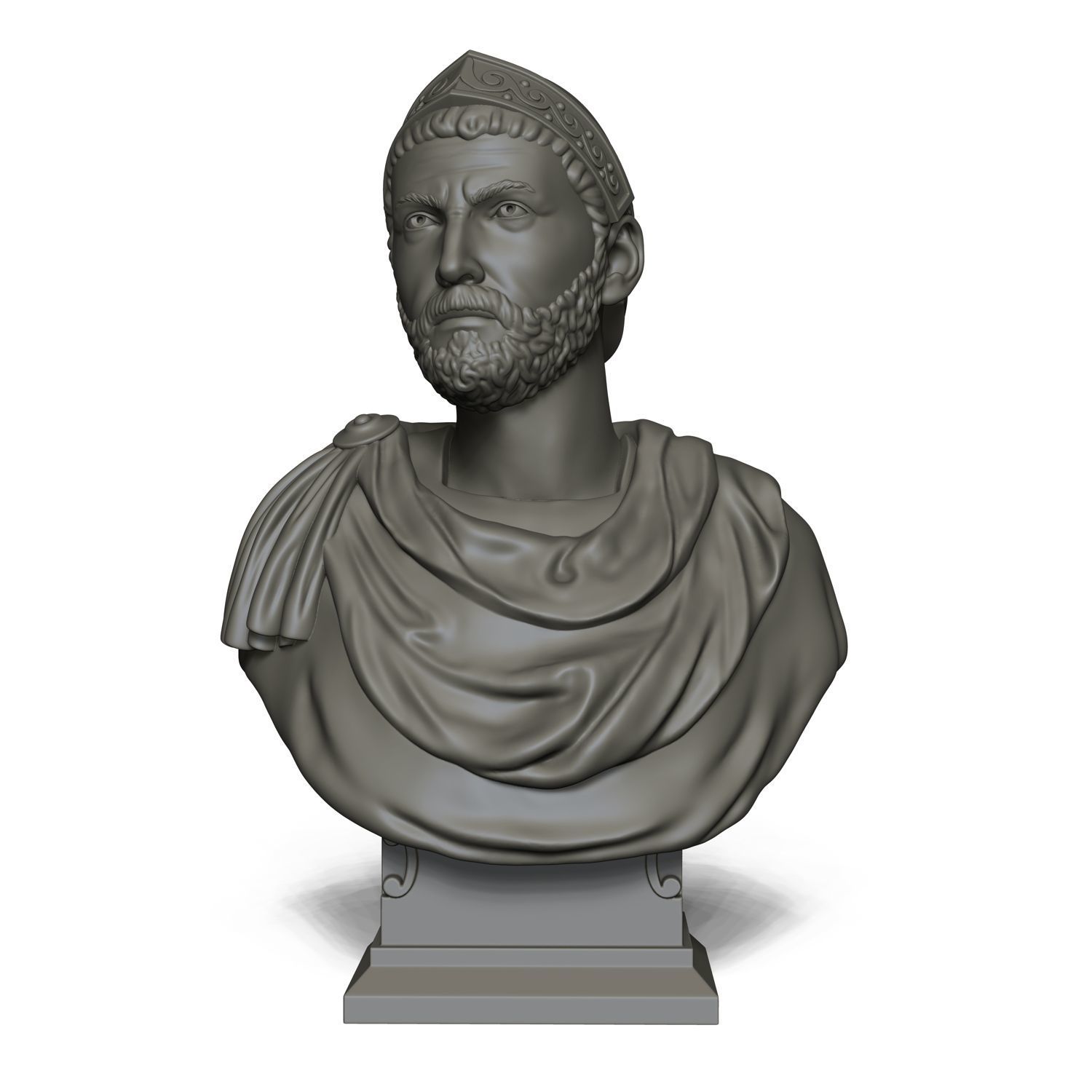 Hannibal Barca bust 3D print model_2