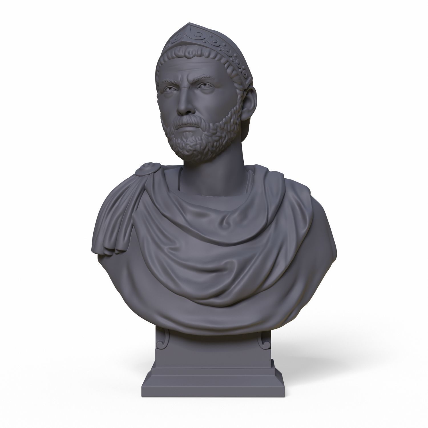 Hannibal Barca bust 3D print model_6