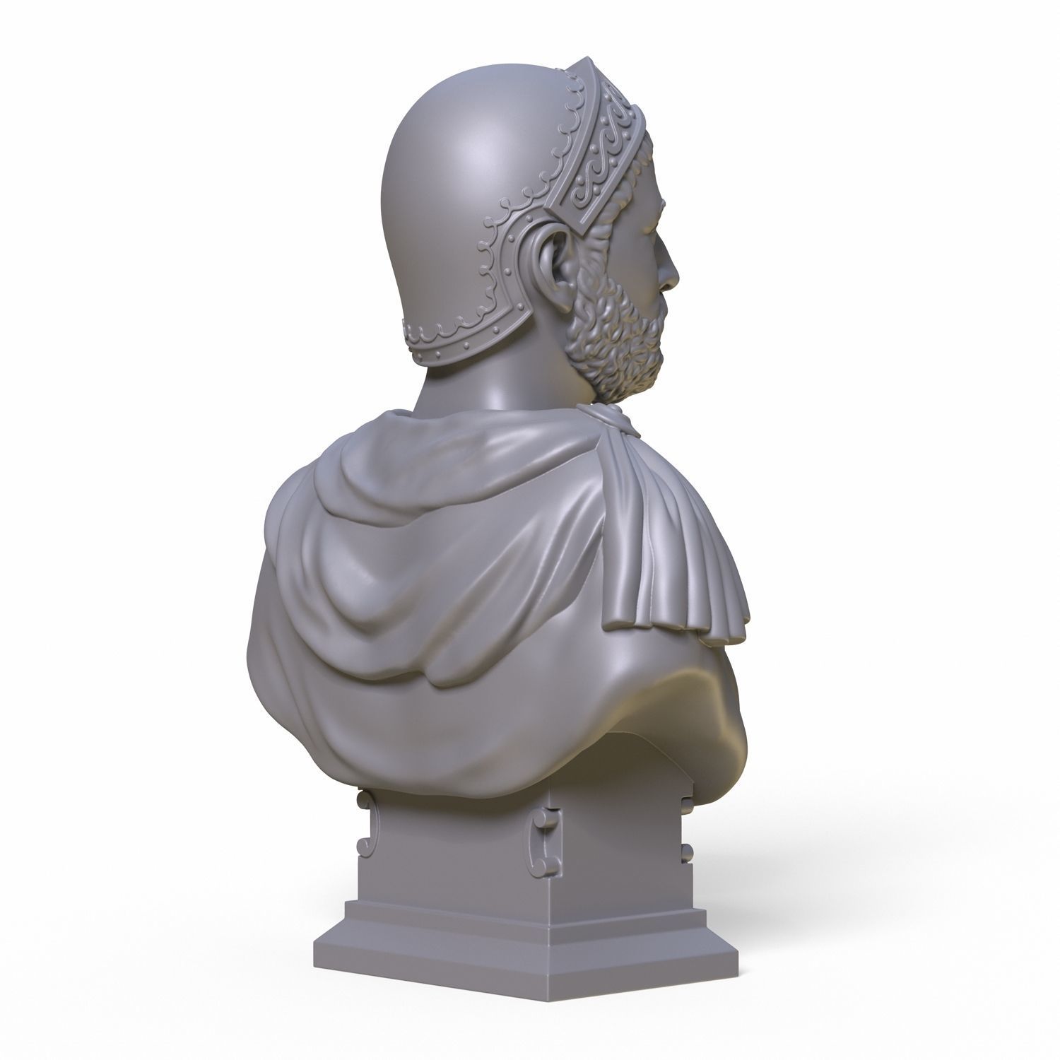 Hannibal Barca bust 3D print model_10