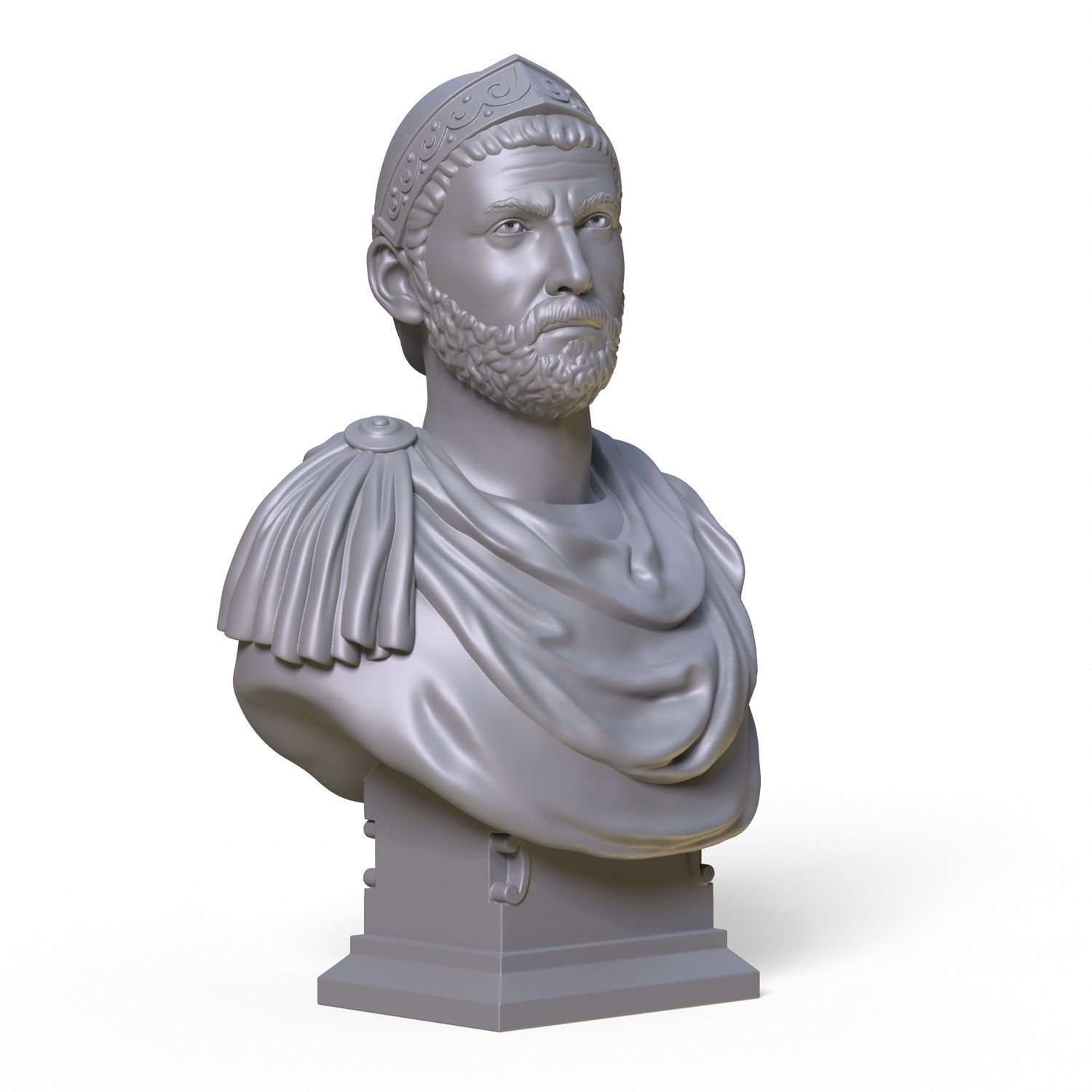 Hannibal Barca bust 3D print model_8