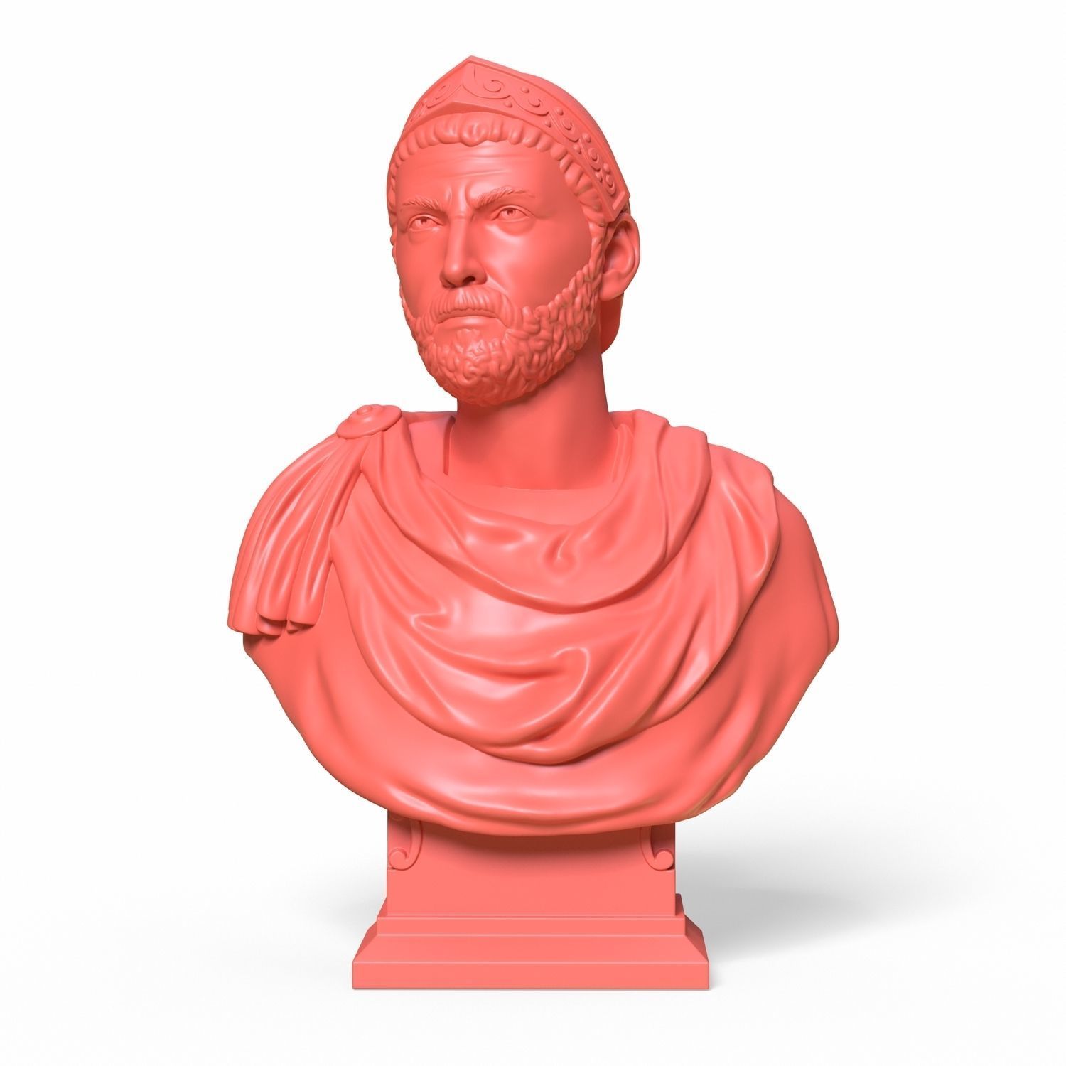 Hannibal Barca bust 3D print model_7