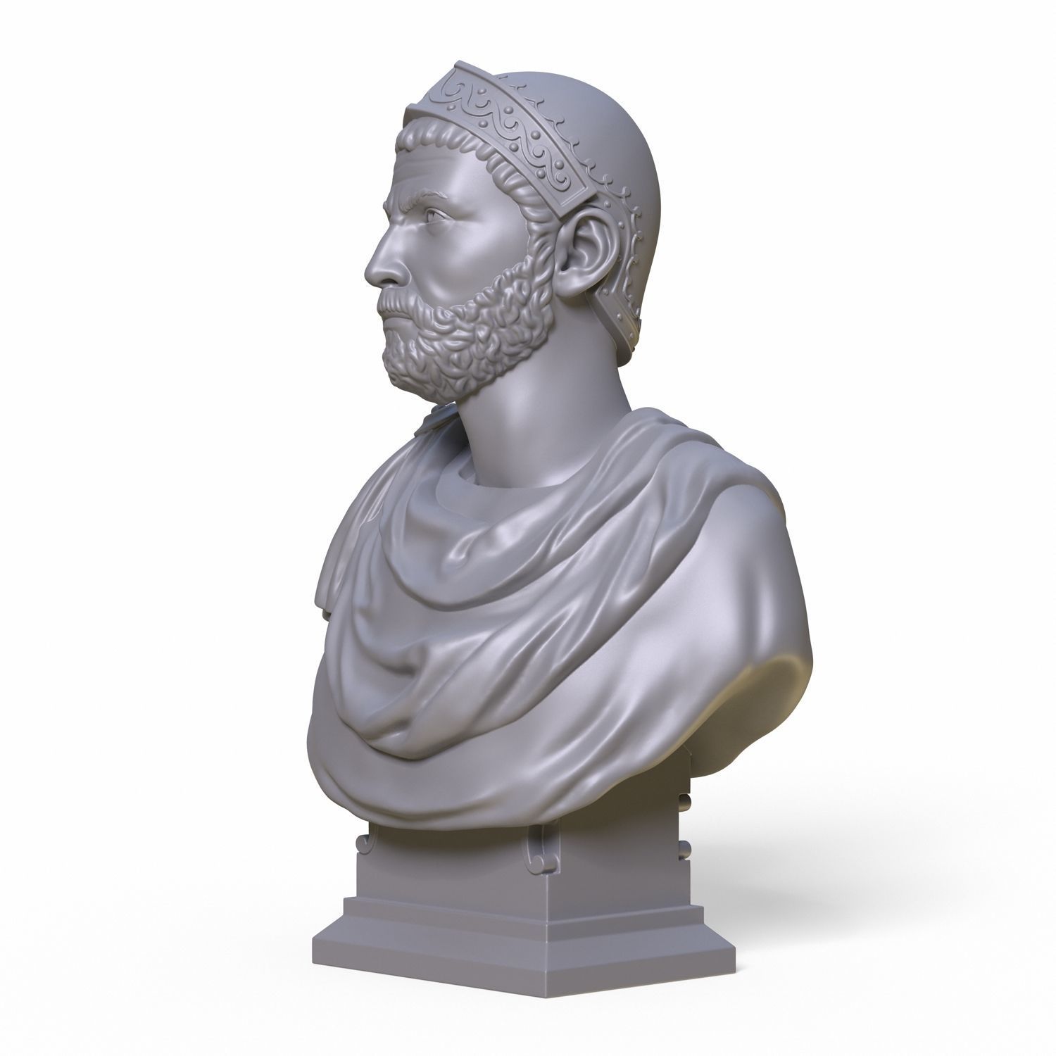 Hannibal Barca bust 3D print model_14