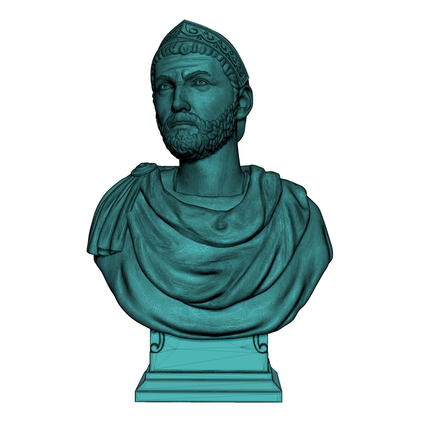 Hannibal Barca bust 3D print model_15