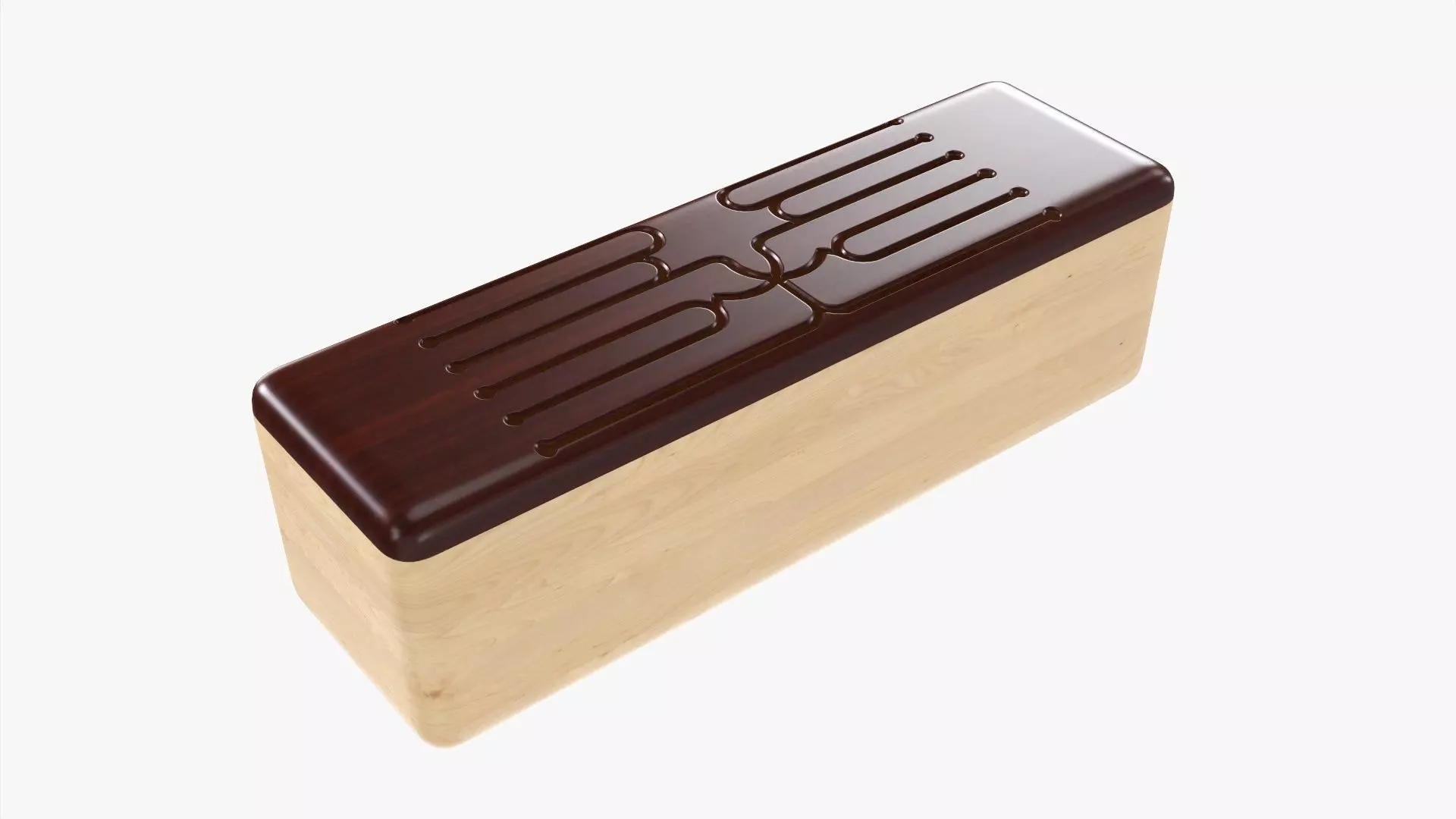 Log drum 10-tone Free 3D model