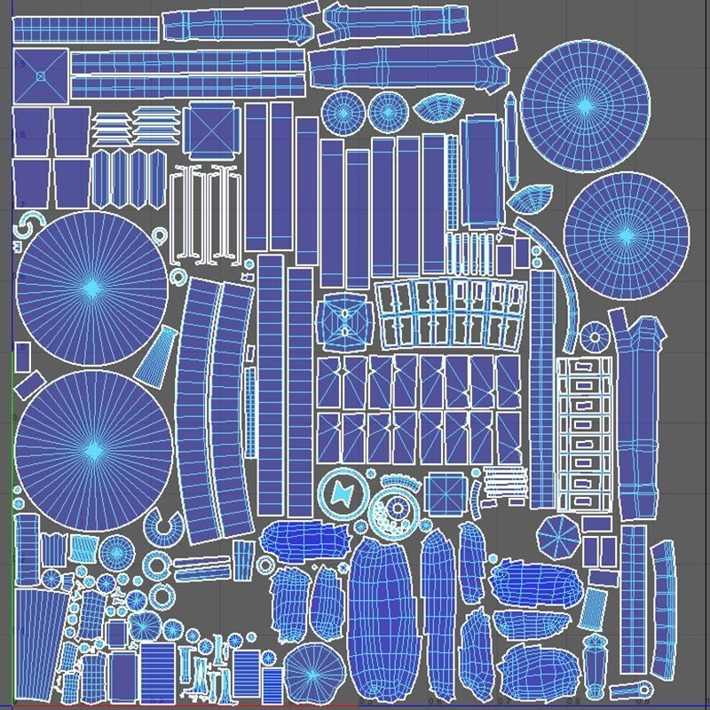Dungeon Lights and Particles  Low-poly 3D model_6
