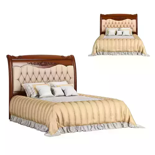230-1 Carpenter Bed A Plan 1 1716x2126x1450 3D model