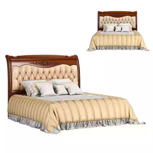 230-1 Carpenter Bed A Plan 1 1916x2126x1450 3D model