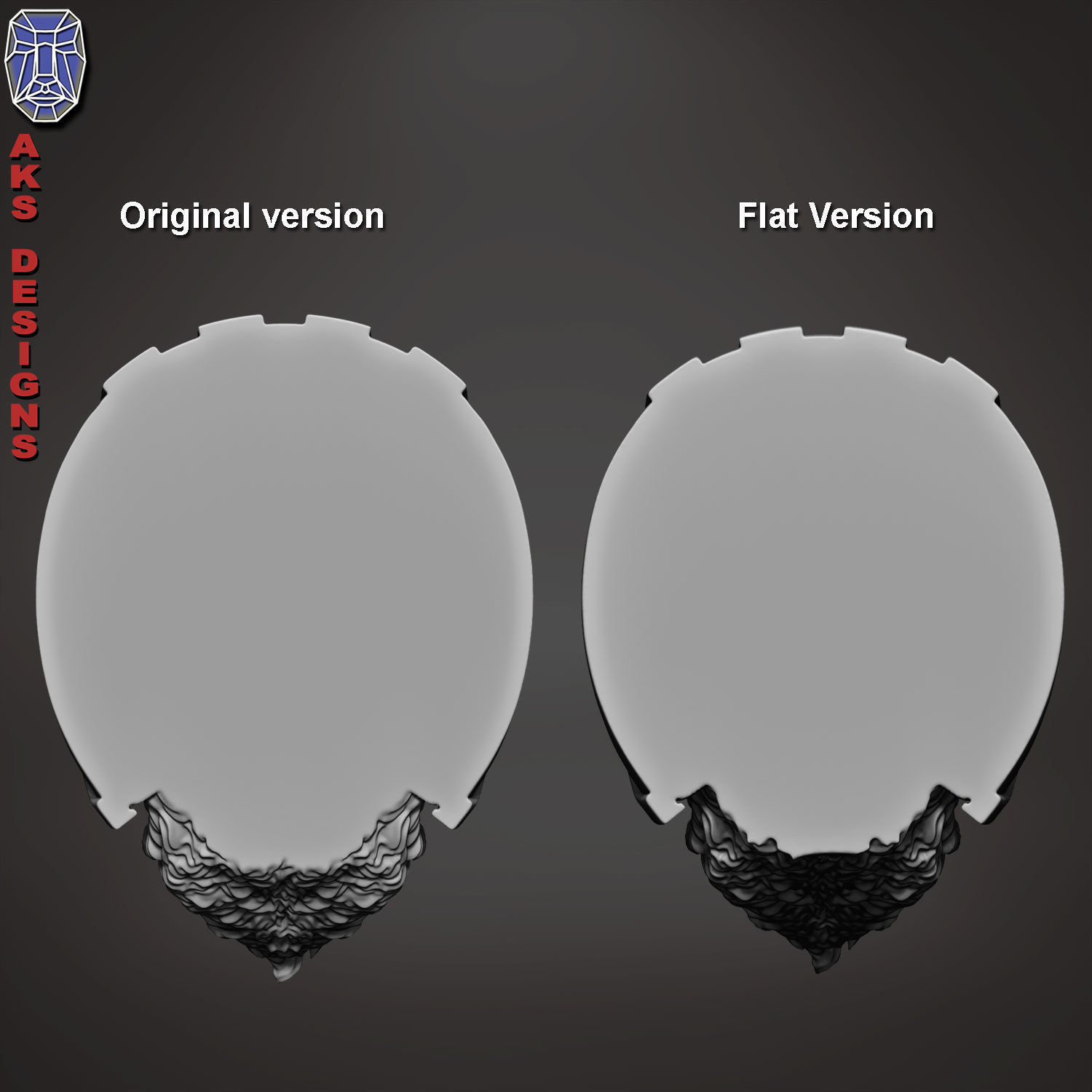 Biker gorilla 1 bas relief 3D print model_5