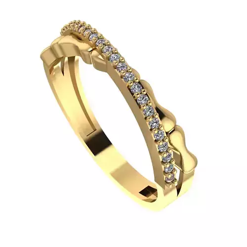 bones Wedding Ring  3D print model