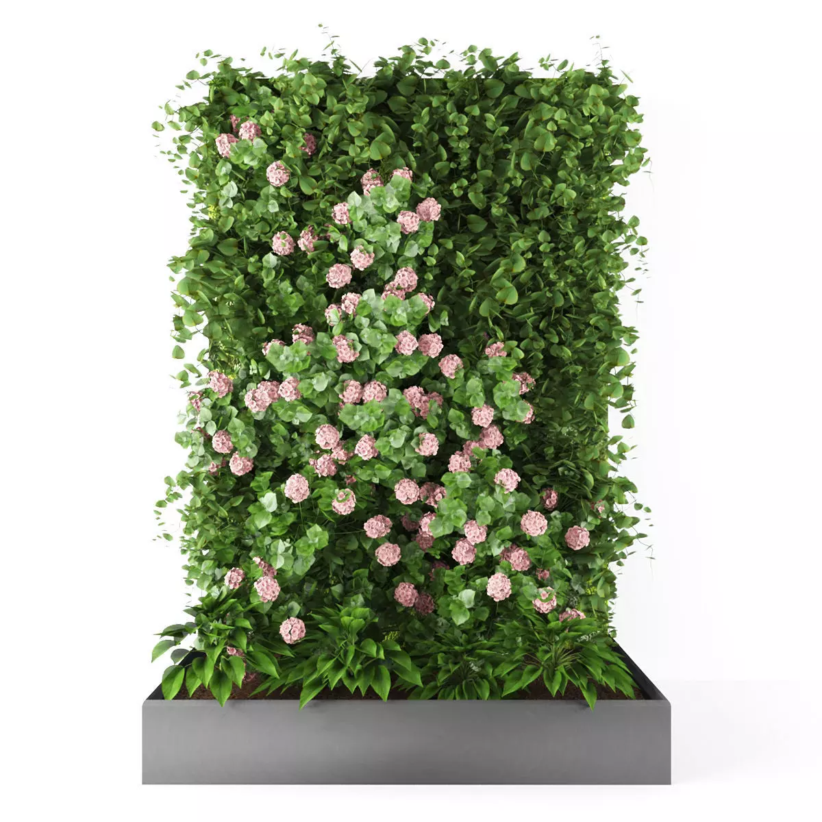 Vertical garden 152 Low-poly 3D model_0
