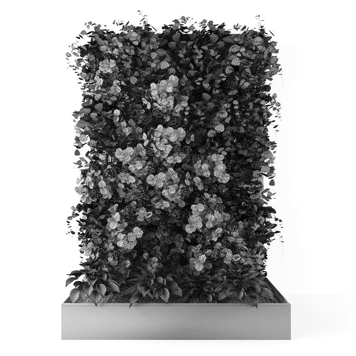 Vertical garden 152 Low-poly 3D model_1