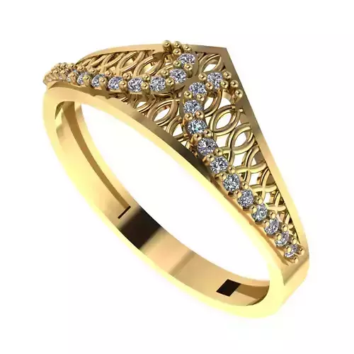 Mountain Wedding Ring 