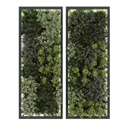 Vertical garden155 Low-poly 3D model