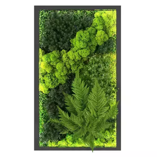 Vertical garden 158 Low-poly 3D model