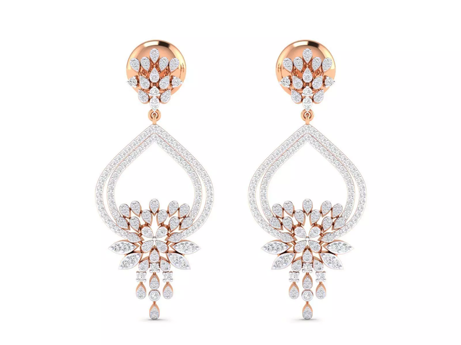 Women Earrings - 22 3D print model