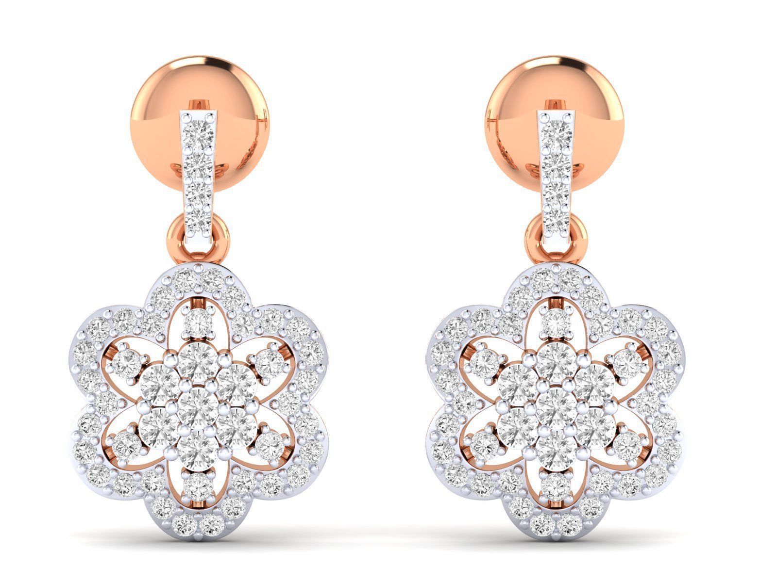 Women Earrings - 05 ER 3D print model_1