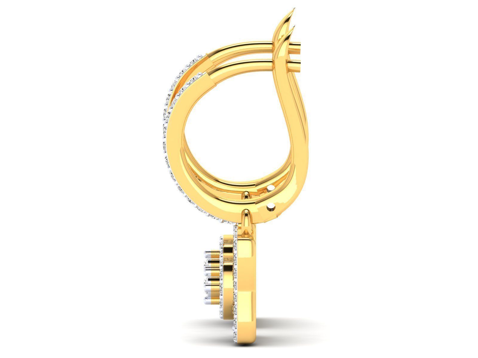 Women Earrings - 03 3D print model_8
