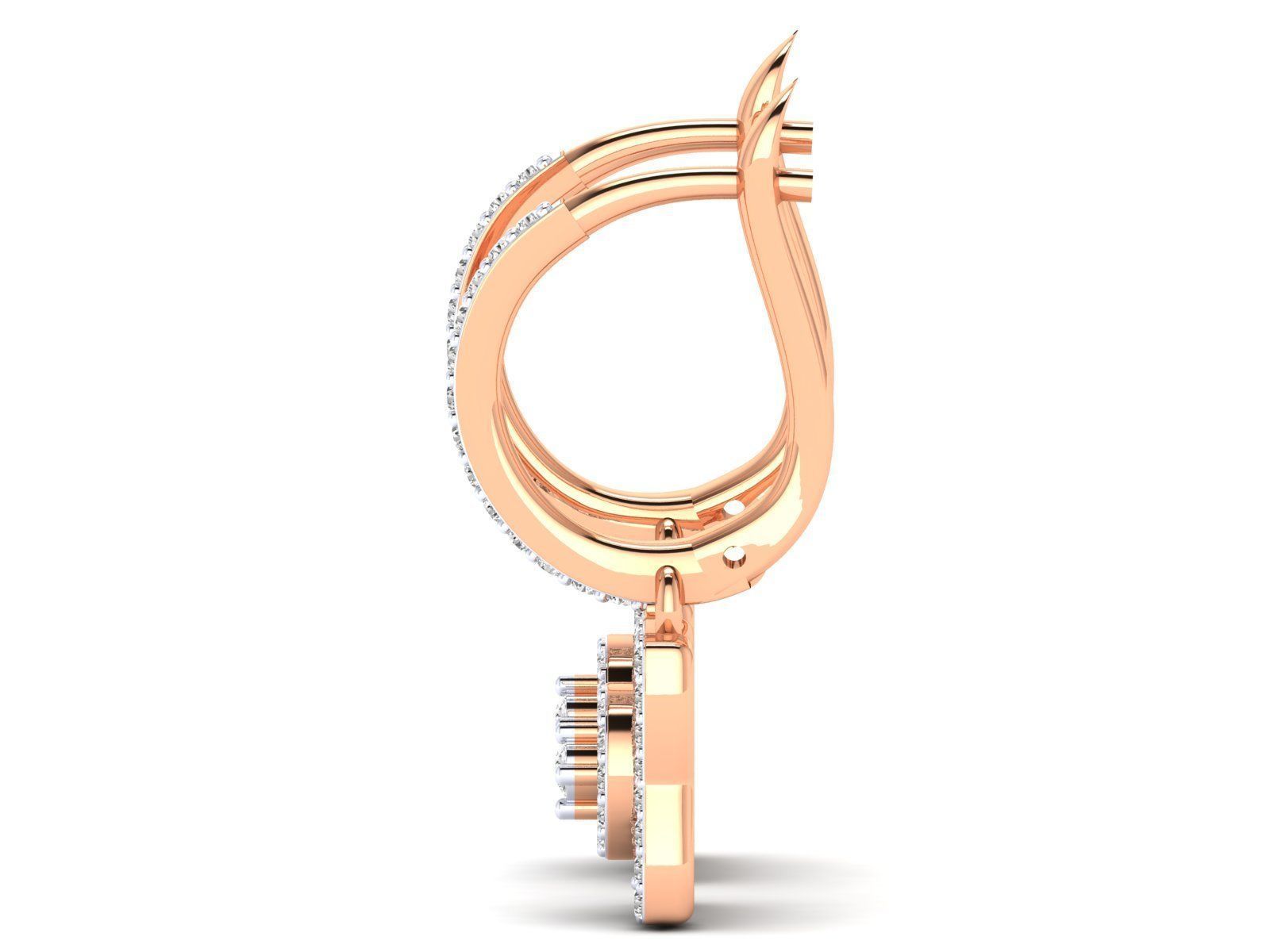 Women Earrings - 03 3D print model_2