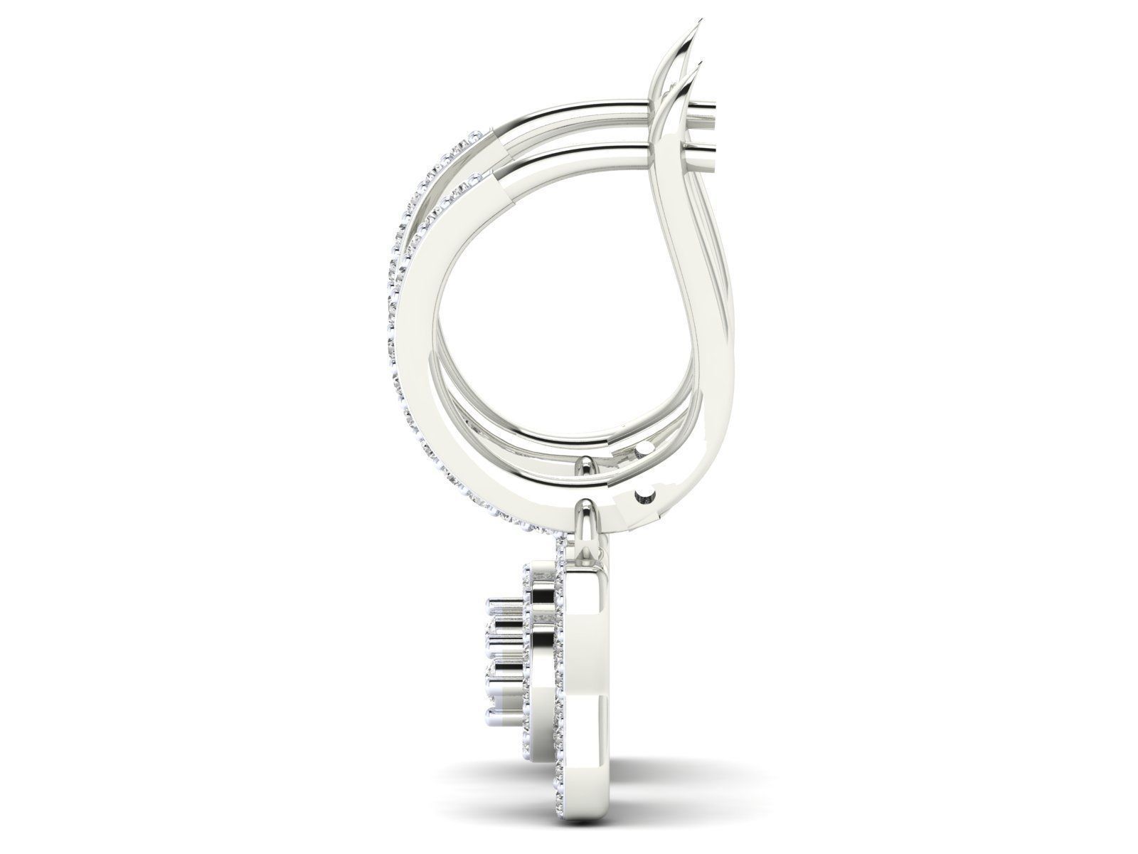 Women Earrings - 03 3D print model_5