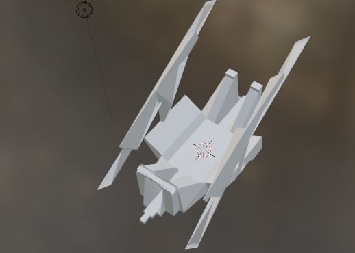 Bridge helicopter flying in sky 3D model_4