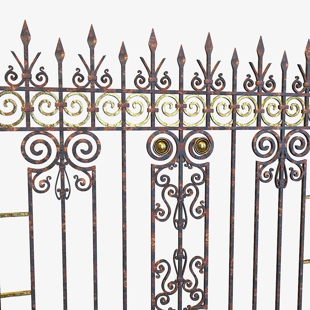 Doors and Gates 03 3D model_10