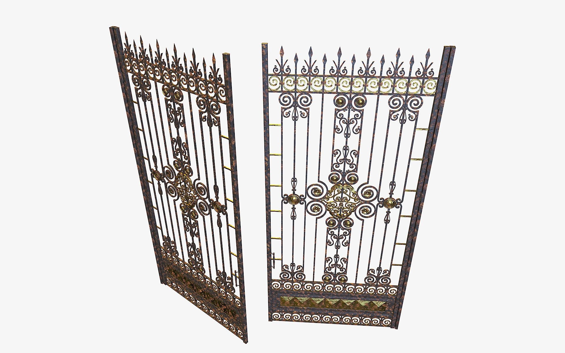 Doors and Gates 03 3D model_9