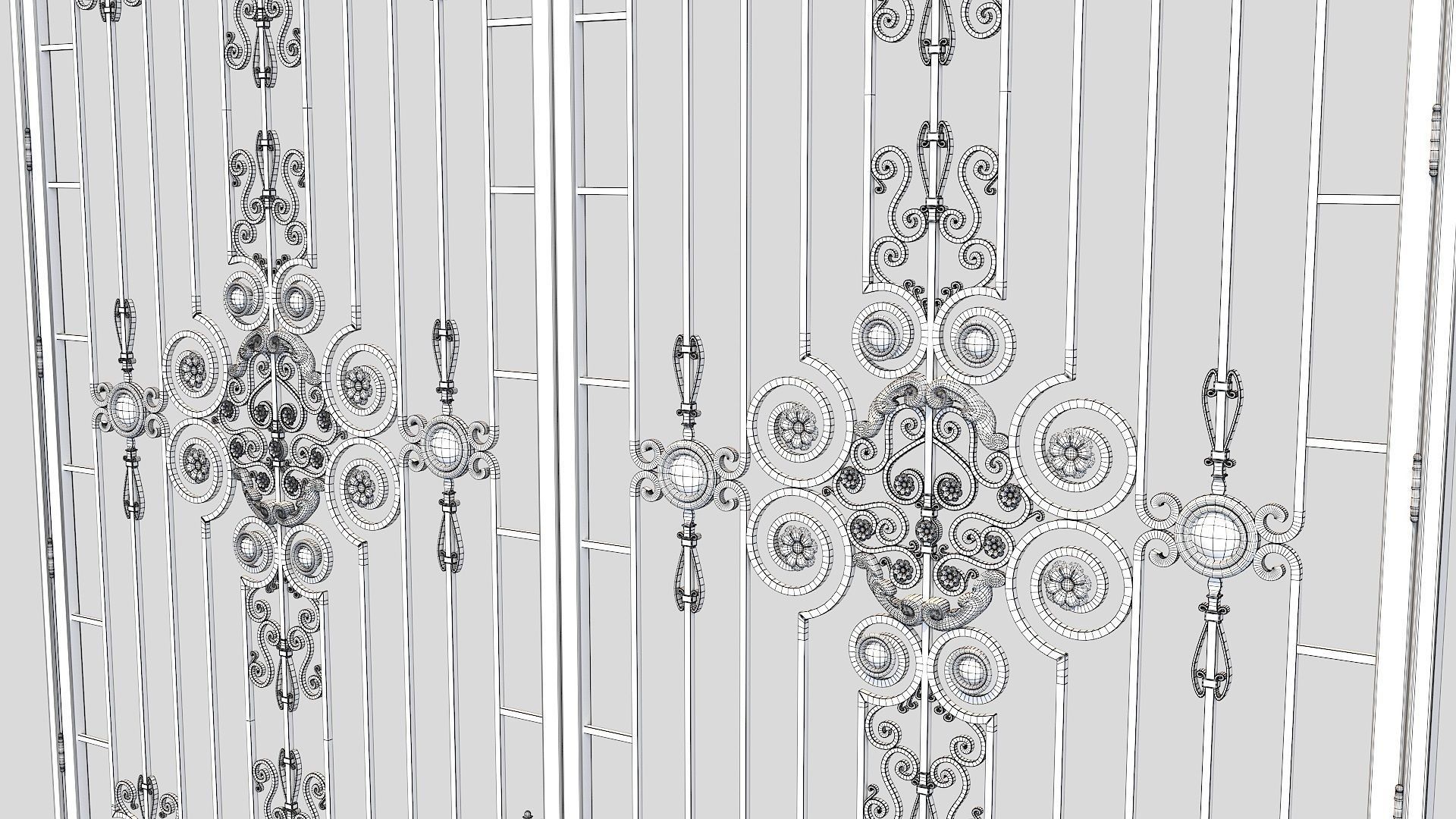 Doors and Gates 03 3D model_4